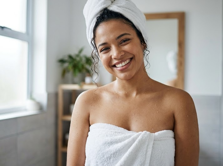 Hydratácia a starostlivosť o pokožku po rannej sprche